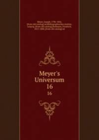 Meyer`s Universum. 16