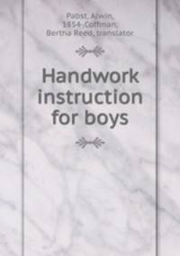 Handwork instruction for boys