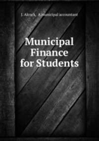 Municipal Finance for Students