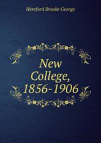 New College, 1856-1906