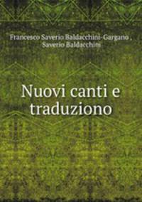 Nuovi canti e traduziono