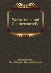 Werturteile und Glaubensurteile