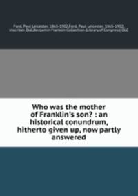 Who was the mother of Franklin