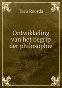 Ontwikkeling van het begrip der philosophie