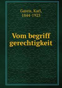 Vom begriff gerechtigkeit