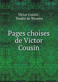 Pages choises de Victor Cousin
