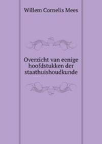 Overzicht van eenige hoofdstukken der staathuishoudkunde