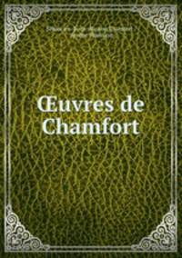 ?uvres de Chamfort