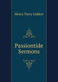 Passiontide Sermons