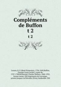 Complments de Buffon. t 2