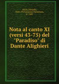 Nota al canto XI (versi 43-75) del "Paradiso" di Dante Alighieri