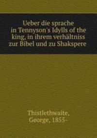 Ueber die sprache in Tennyson