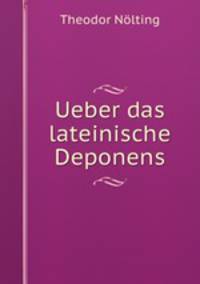 Ueber das lateinische Deponens