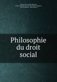 Philosophie du droit social