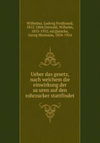 Ueber das gesetz, nach welchem die einwirkung der sa?uren auf den rohrzucker stattfindet