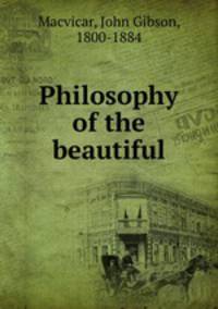 Philosophy of the beautiful