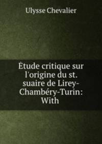 Etude critique sur l