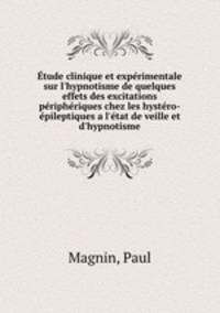 Etude clinique et experimentale sur l