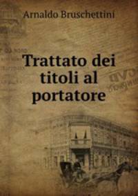 Trattato dei titoli al portatore