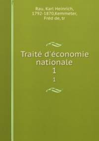 Trait d`conomie nationale. 1