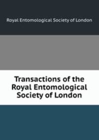 Transactions of the Royal Entomological Society of London