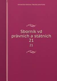 Sbornik vd pravnich a statnich