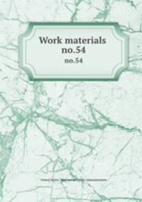 Work materials .. no.54