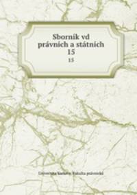 Sbornik vd pravnich a statnich