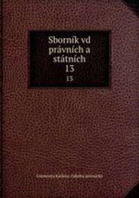 Sbornik vd pravnich a statnich