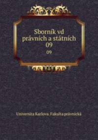 Sbornik vd pravnich a statnich
