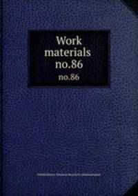 Work materials .. no.86