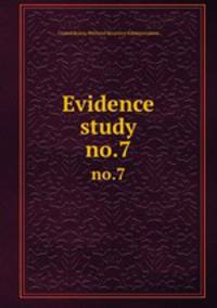 Evidence study. no.7