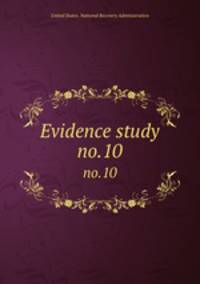 Evidence study. no.10