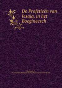 De Profetieen van Jesaja, in het Boegineesch