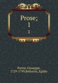 Prose;. 1