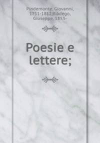 Poesie e lettere;