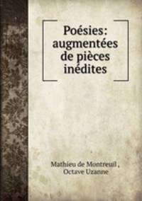 Poesies: augmentees de pieces inedites
