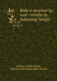 Buke u masmur ko susi : nisalin su bahasang Sangie