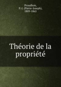 Theorie de la propriete