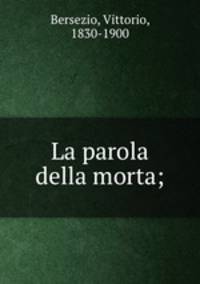 La parola della morta;