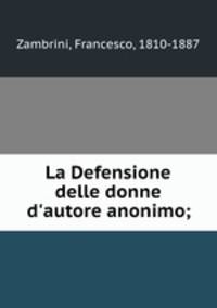 La Defensione delle donne d