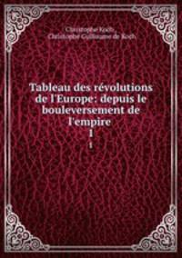 Tableau des rvolutions de l`Europe: depuis le bouleversement de l`empire .. 1