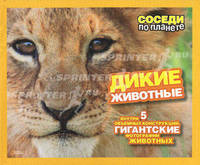 Дикие животные. Внутри 5 объемных конструкций