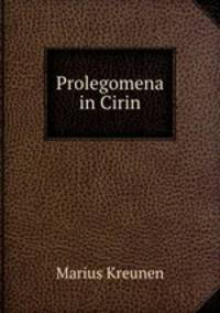 Prolegomena in Cirin