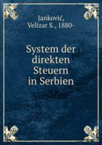 System der direkten Steuern in Serbien