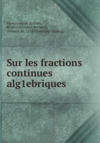 Sur les fractions continues alg1ebriques
