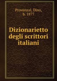 Dizionarietto degli scrittori italiani