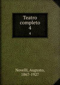 Teatro completo. 4