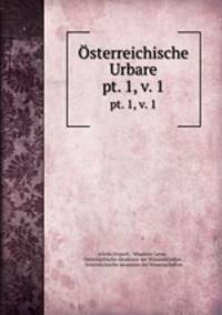 sterreichische Urbare. pt. 1, v. 1