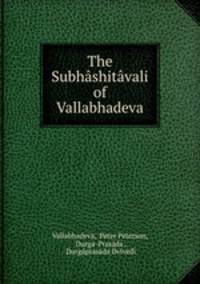 The Subhashitavali of Vallabhadeva
